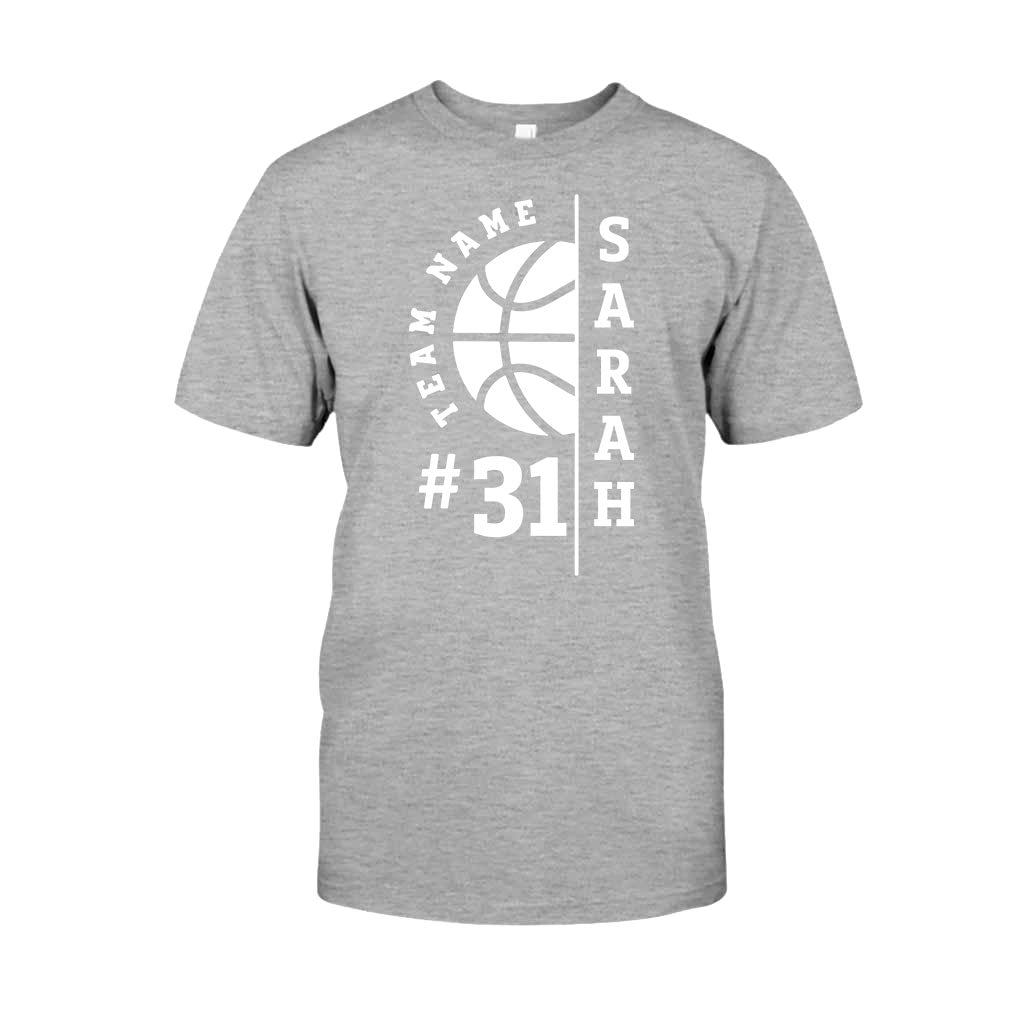 Liebe Basketball – Personalisiertes Basketball-T-Shirt und Hoodie