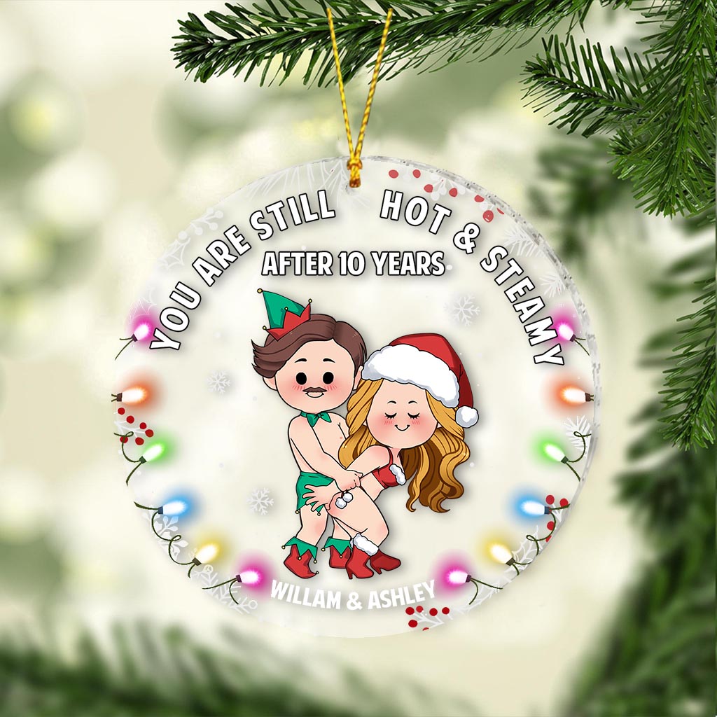 Du bist immer noch heiß – Personalisierter transparenter Paarschmuck