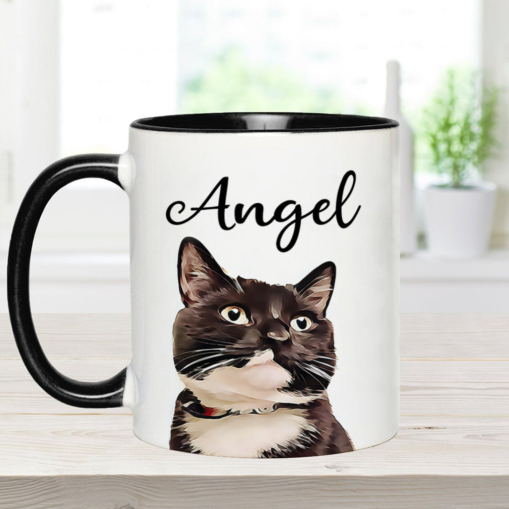 Personalisierte Tasse mit Katzenmotiv für Katzenliebhaber