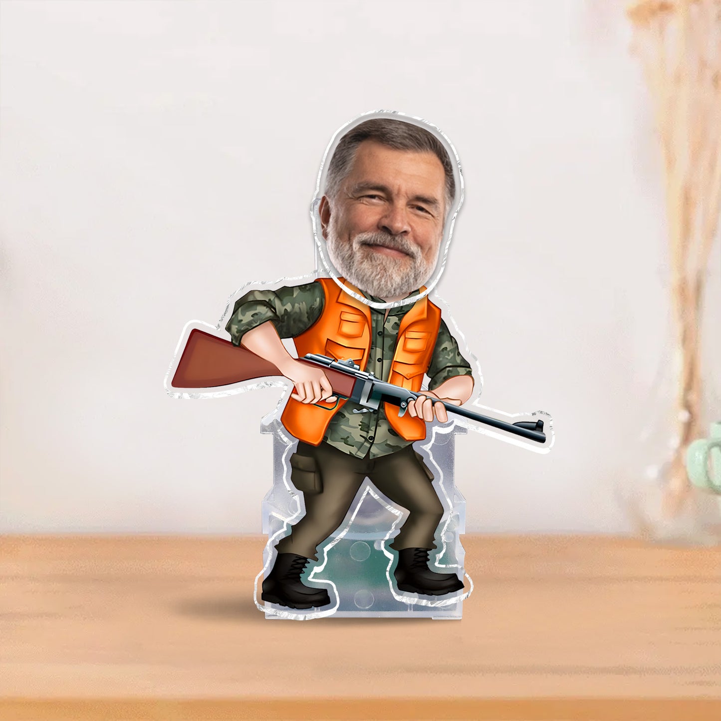 Love Hunting – Personalisierte Jagd-Schüttelkopf-Figur