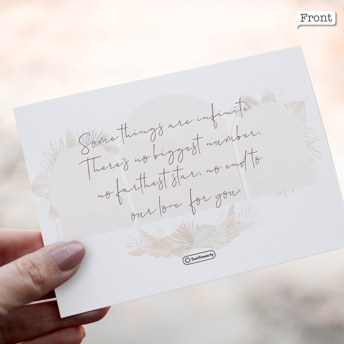 Dankeschön – personalisierte Grußkarte