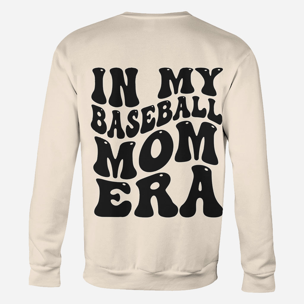In meiner Baseball-Mama-Ära – Personalisiertes Baseball-Shirt mit Allover-Print