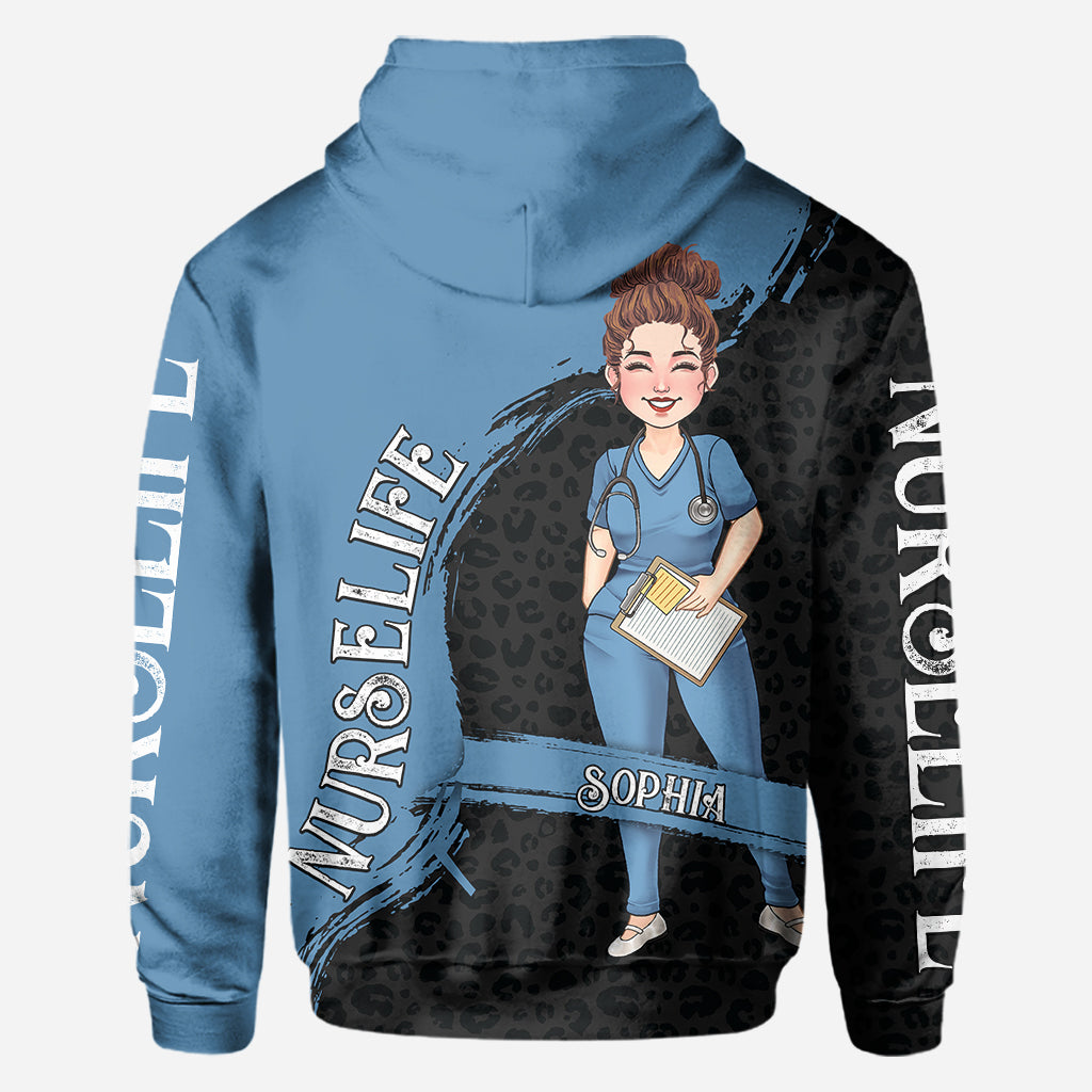 Das Leben als Krankenschwester – Geschenk für Mama, Ehefrau, Freundin oder Krankenschwester – Personalisiertes T-Shirt