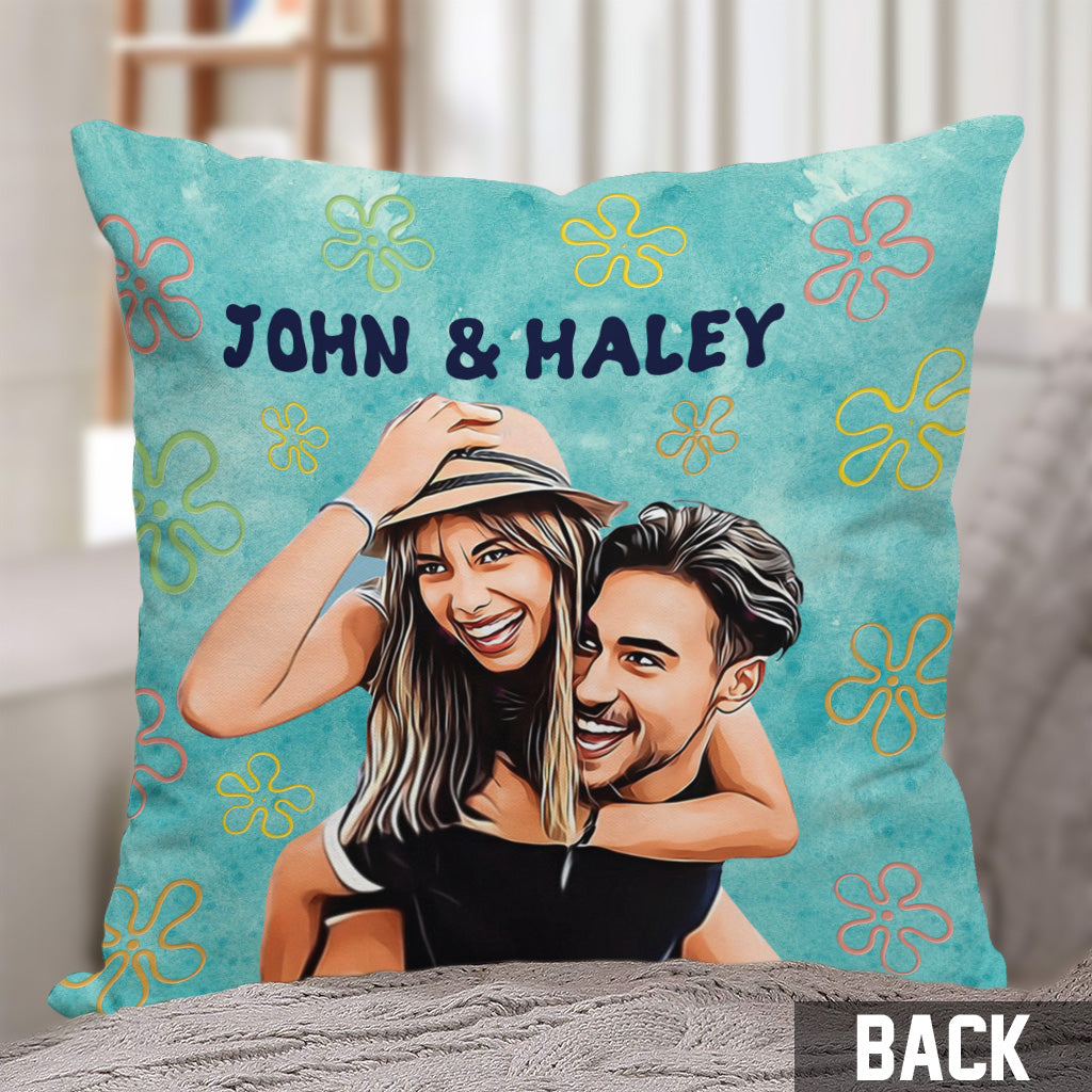 Years Later - Personalized Couple Throw Pillow