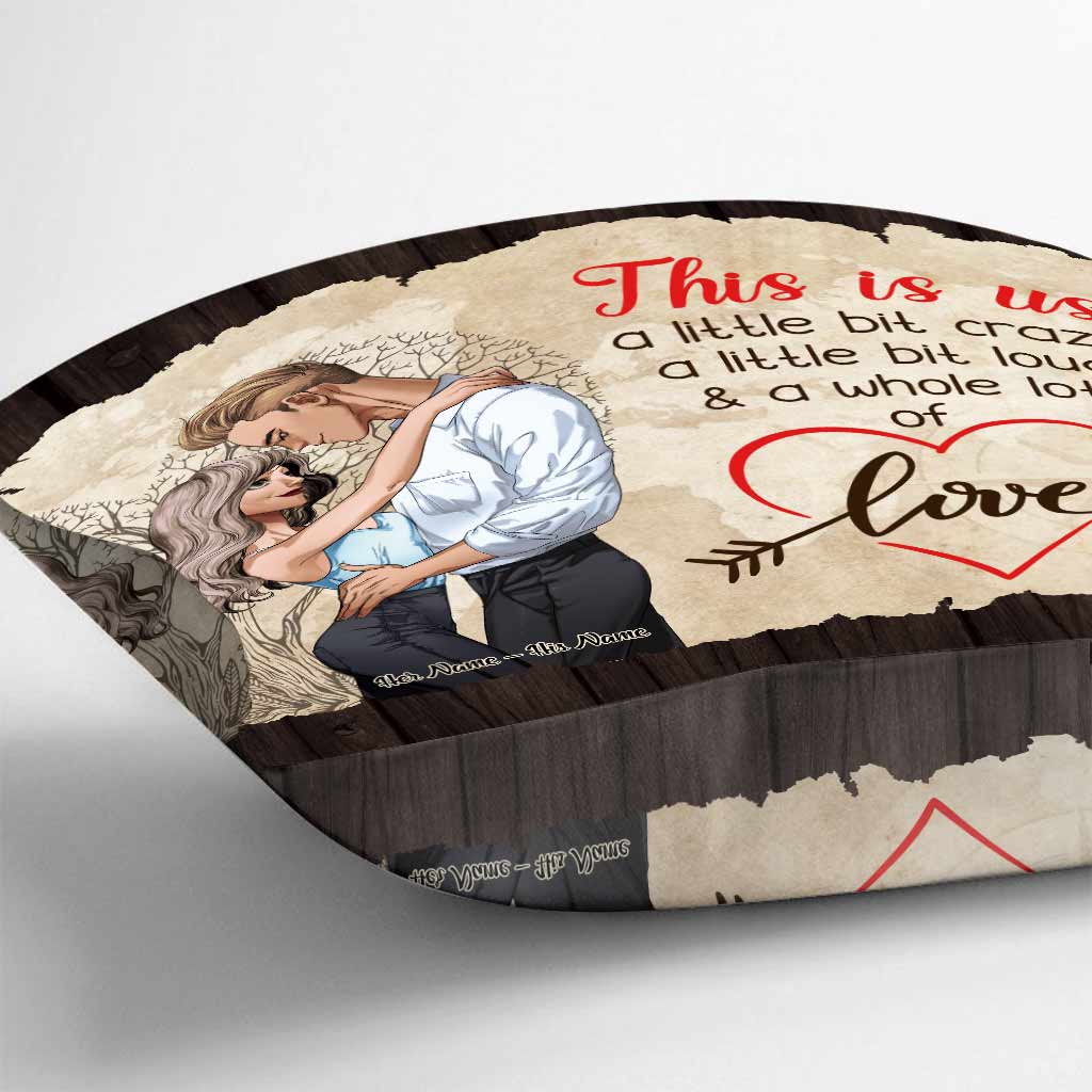„This Is Us“ – personalisiertes Pärchenkissen