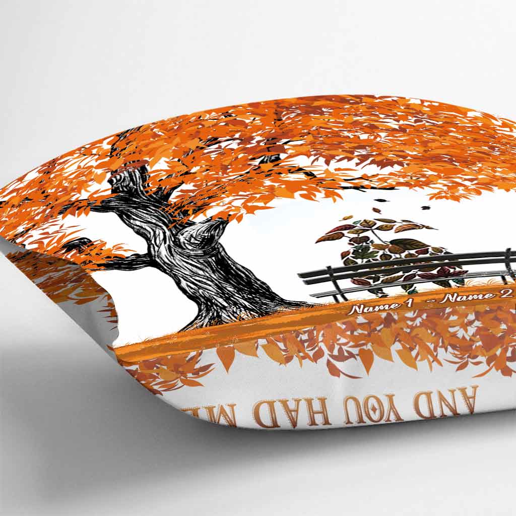 Wenn wir am Ende ankommen – Personalisiertes Pärchenkissen