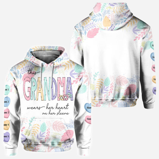 Diese Oma trägt ihr Herz auf der Zunge – personalisiertes Oma-T-Shirt und Hoodie