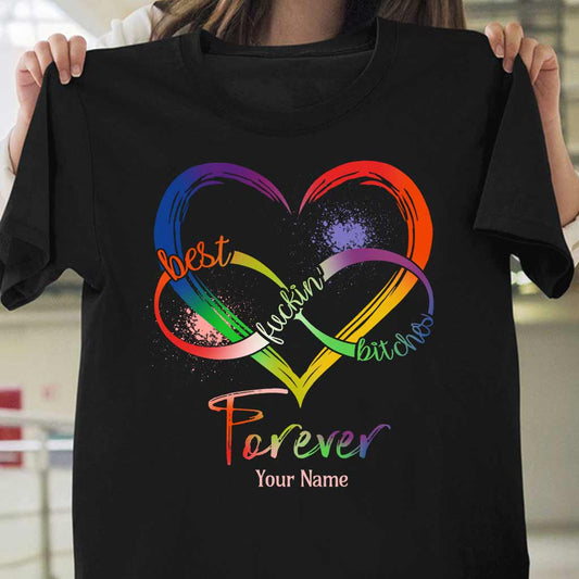 Die besten Freundinnen – Personalisiertes Bestie-T-Shirt und Hoodie