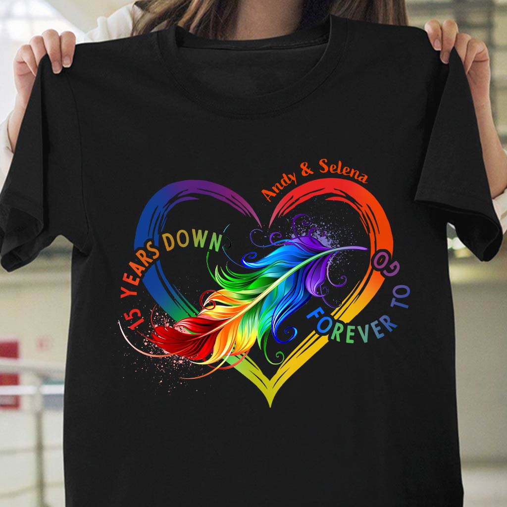 Forever To Go - Personalized Couple T-shirt and Hoodie