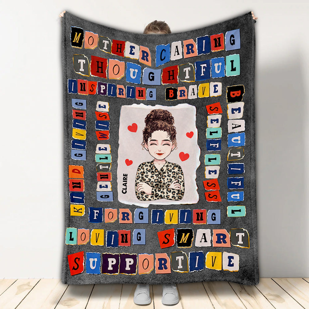 Wunderschöne, personalisierte Muttertagsdecke