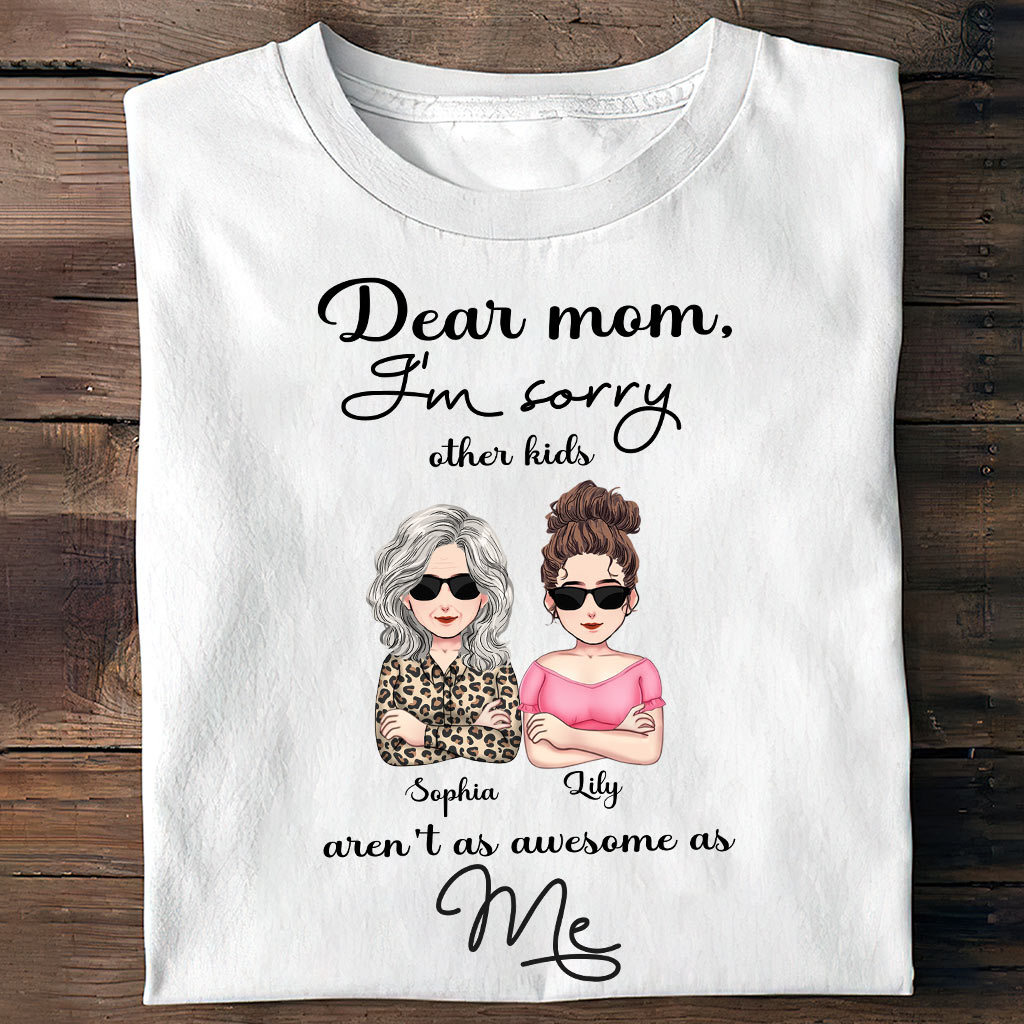 Liebe Mama – Personalisiertes Mutter-T-Shirt und Hoodie