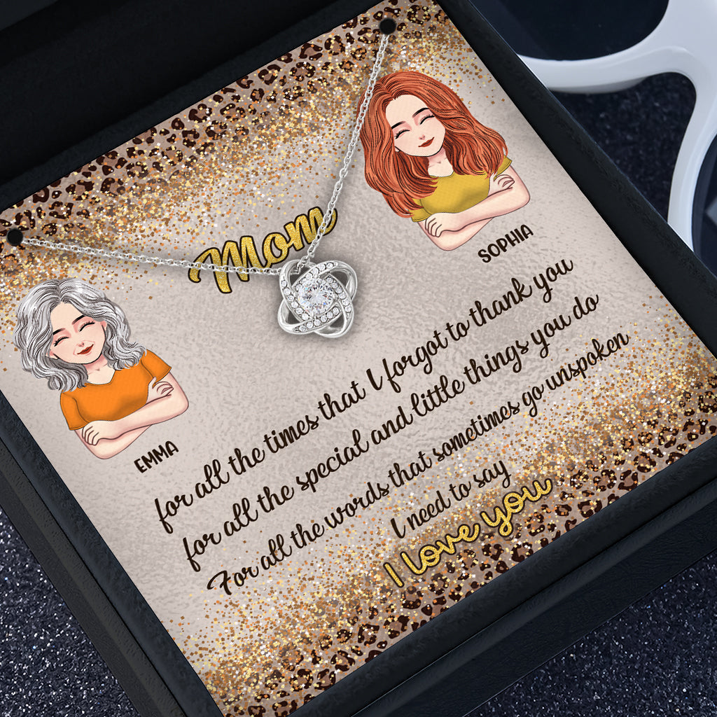 Ich liebe dich – Personalisierte Muttertagskette 