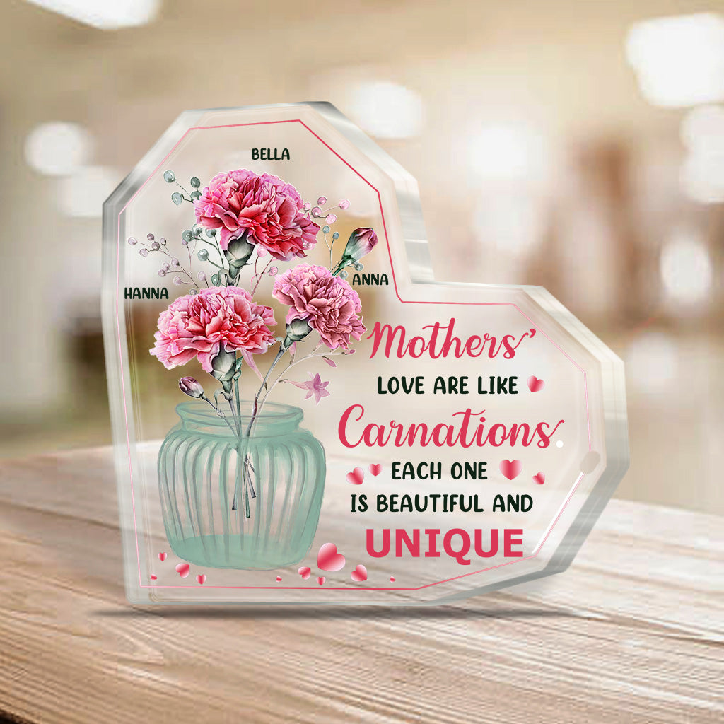 Mothers' Love - Personalized Mother's Day Mother Custom Shaped Acrylic Plaque