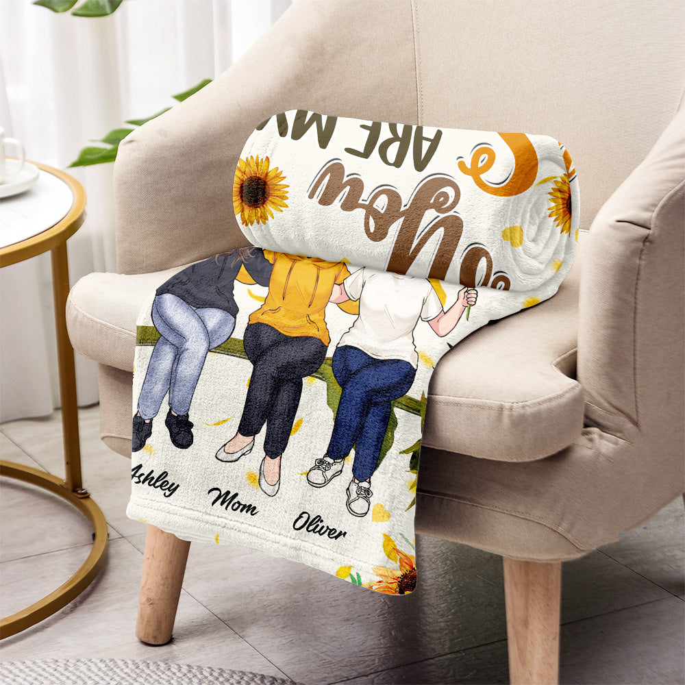 Du bist mein Sonnenschein – Personalisierte Muttertagsdecke