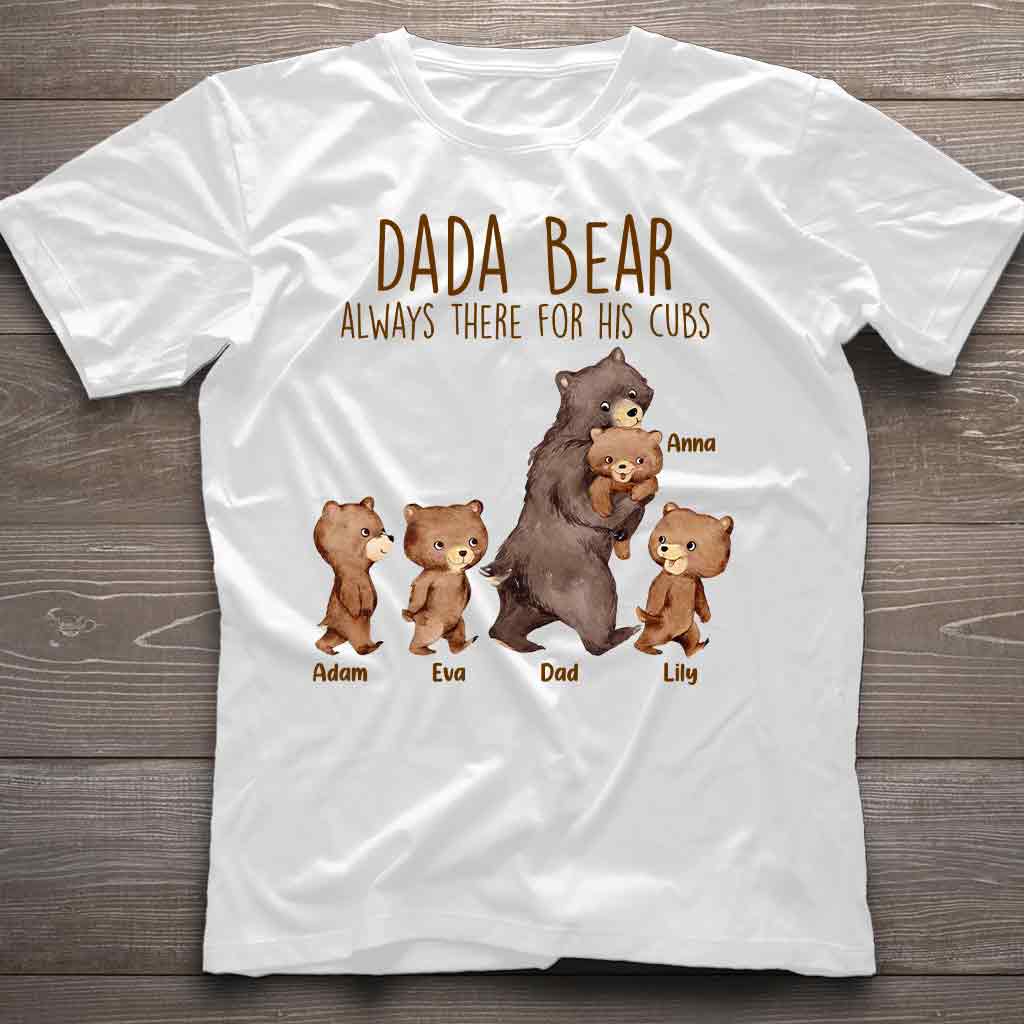 Papa Bear - Gift for dad, grandpa, uncle, brother - Personalized T-shirt And Hoodie