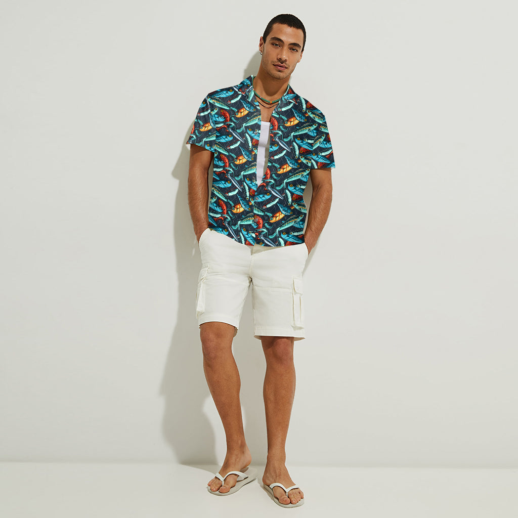 Reel Cool Dad Fishing Hawaiian Shirt