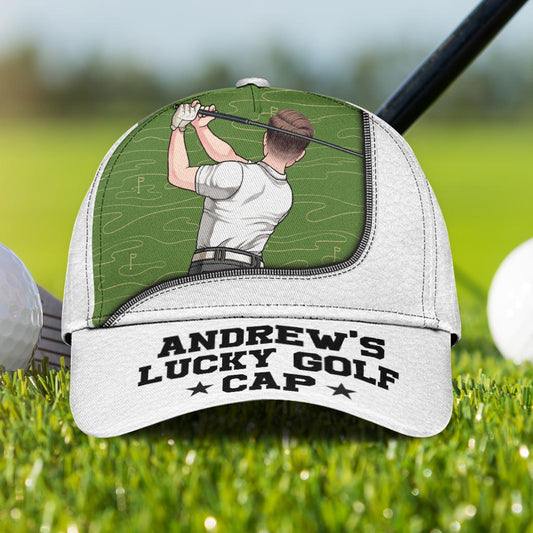 Lucky Golf Hat – Personalisierte klassische Golfkappe