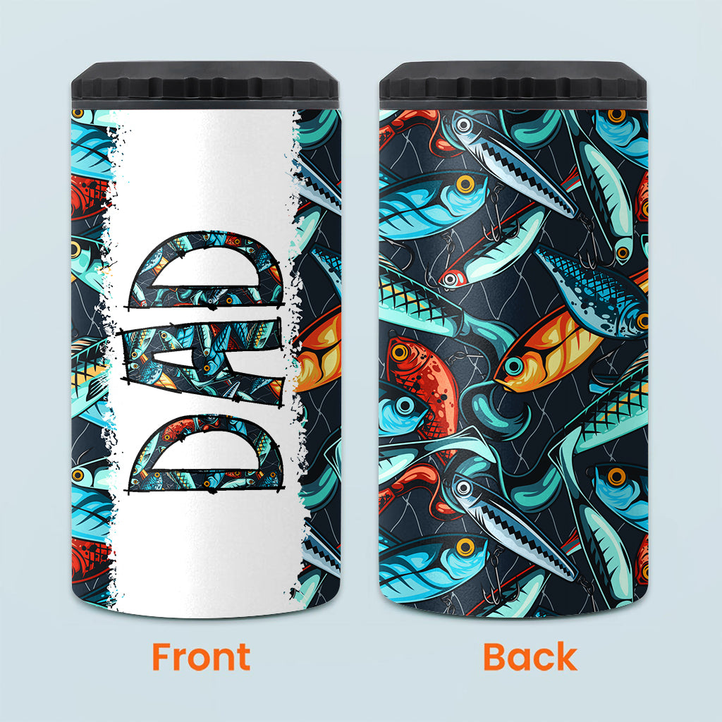 Reel Cool Dad – Angelgeschenk für Papa, Opa, ihn, Ehemann – Personalisierter Dosenkühler