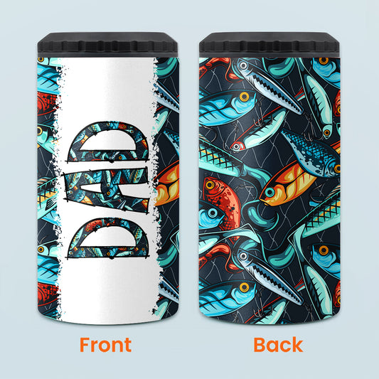 Reel Cool Dad – Angelgeschenk für Papa, Opa, ihn, Ehemann – Personalisierter Dosenkühler