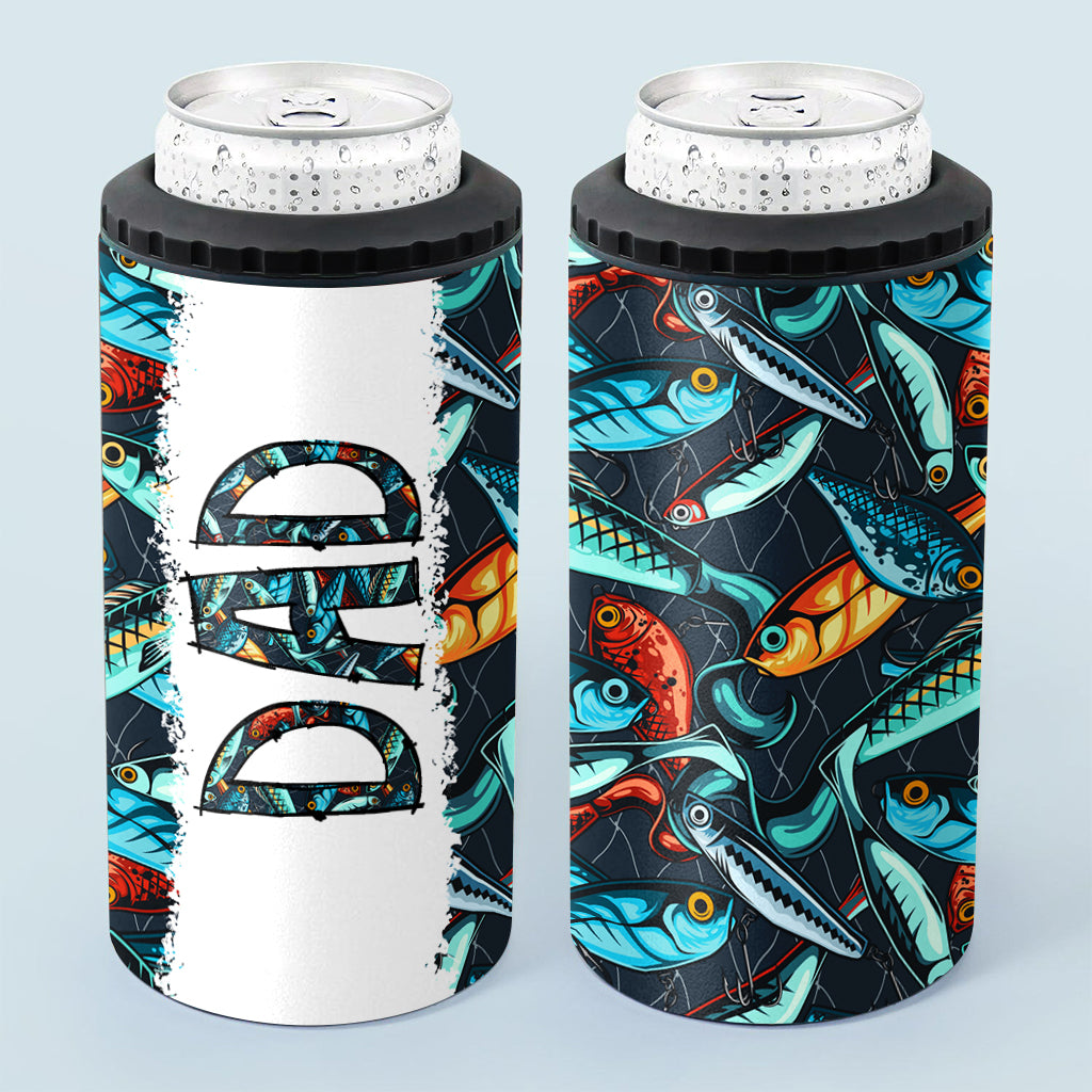 Reel Cool Dad – Angelgeschenk für Papa, Opa, ihn, Ehemann – Personalisierter Dosenkühler