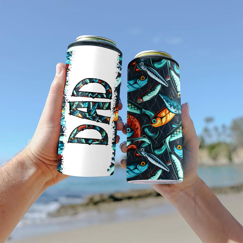 Reel Cool Dad – Angelgeschenk für Papa, Opa, ihn, Ehemann – Personalisierter Dosenkühler