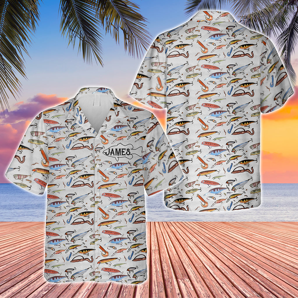 Fishing Lures - Personalized Fishing Hawaiian Shirt