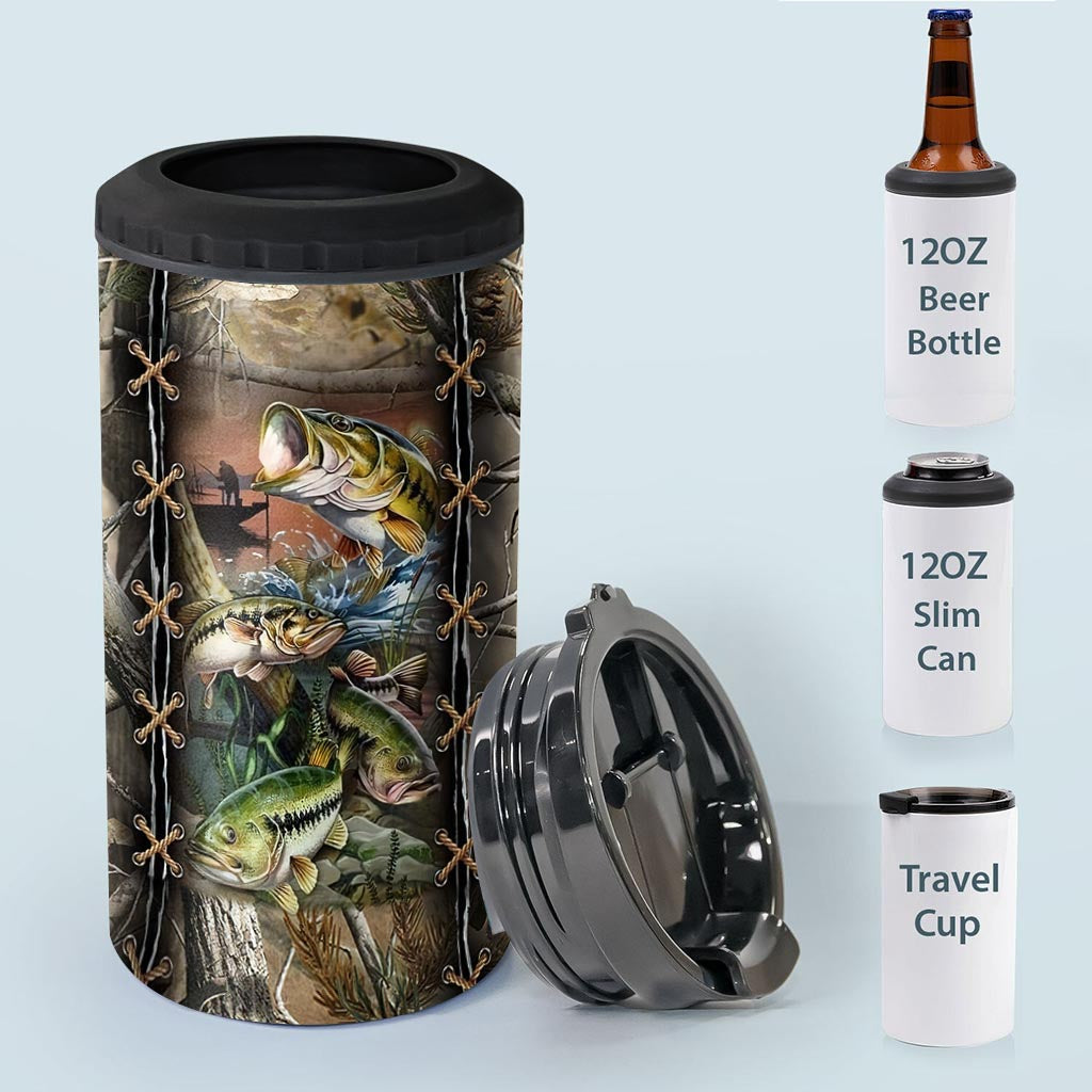 Zum Angeln geboren, zum Arbeiten gezwungen – Personalisierte Angeldosen-Kühlbox
