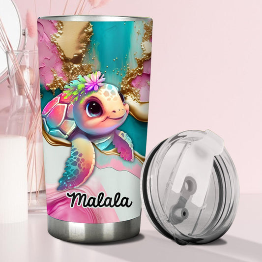 Flüstern des Meeres – Personalisierter Becher für Meeresliebhaber