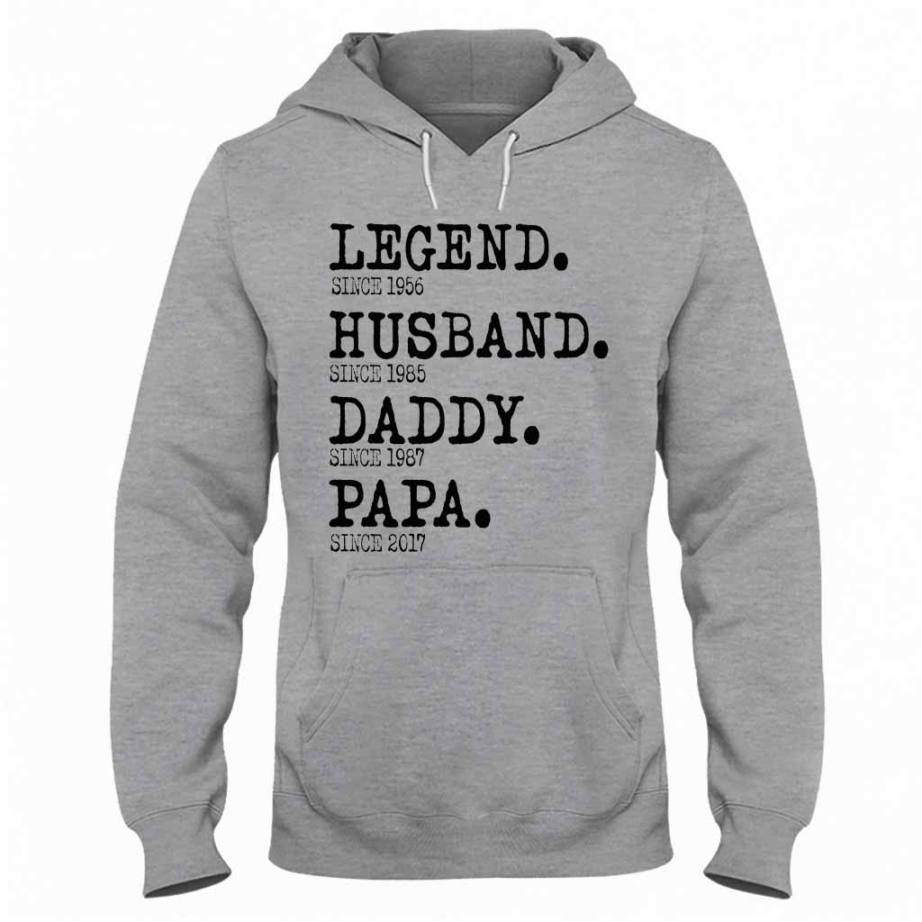 Legend Husband - Opa Personalisiertes T-Shirt und Hoodie 072021