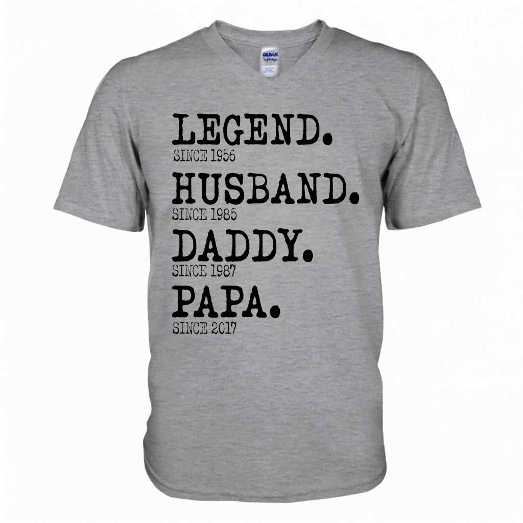 Legend Husband - Opa Personalisiertes T-Shirt und Hoodie 072021