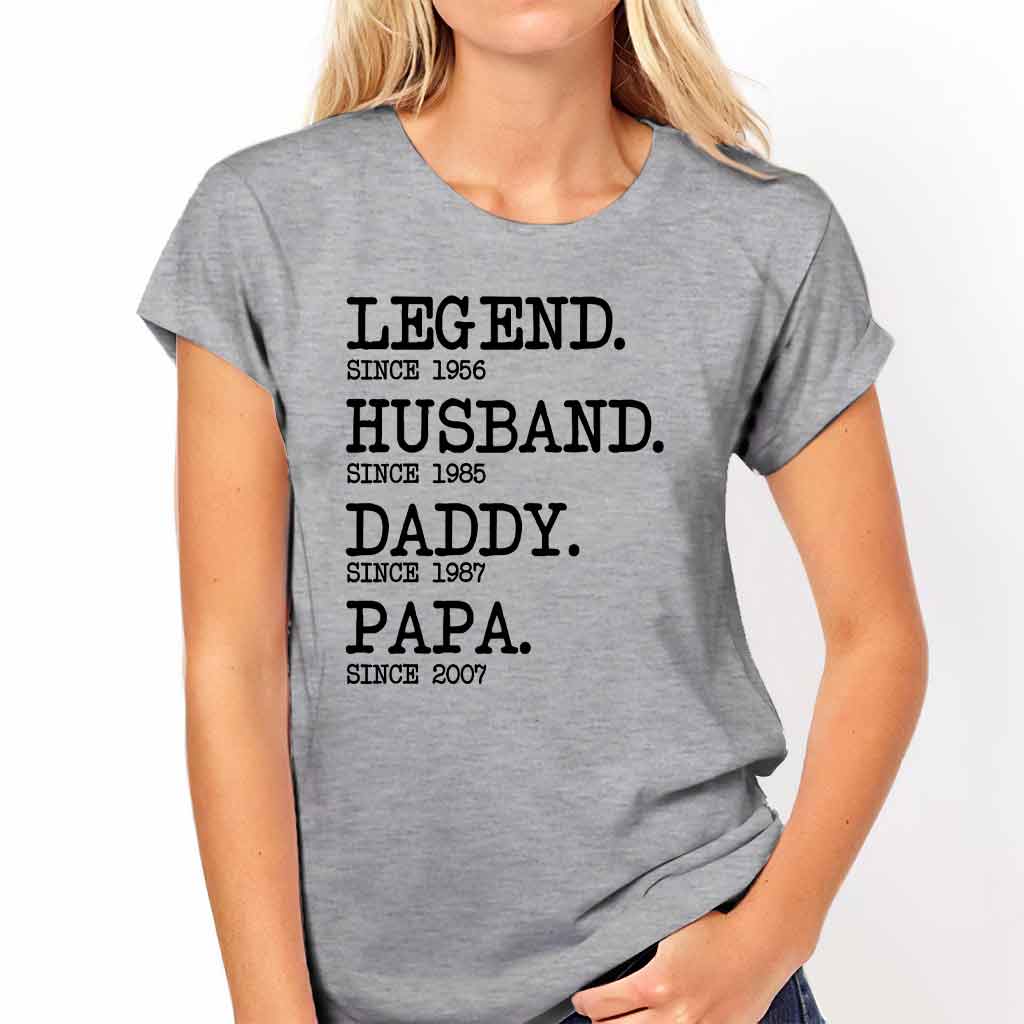 Legend Husband - Opa Personalisiertes T-Shirt und Hoodie 072021