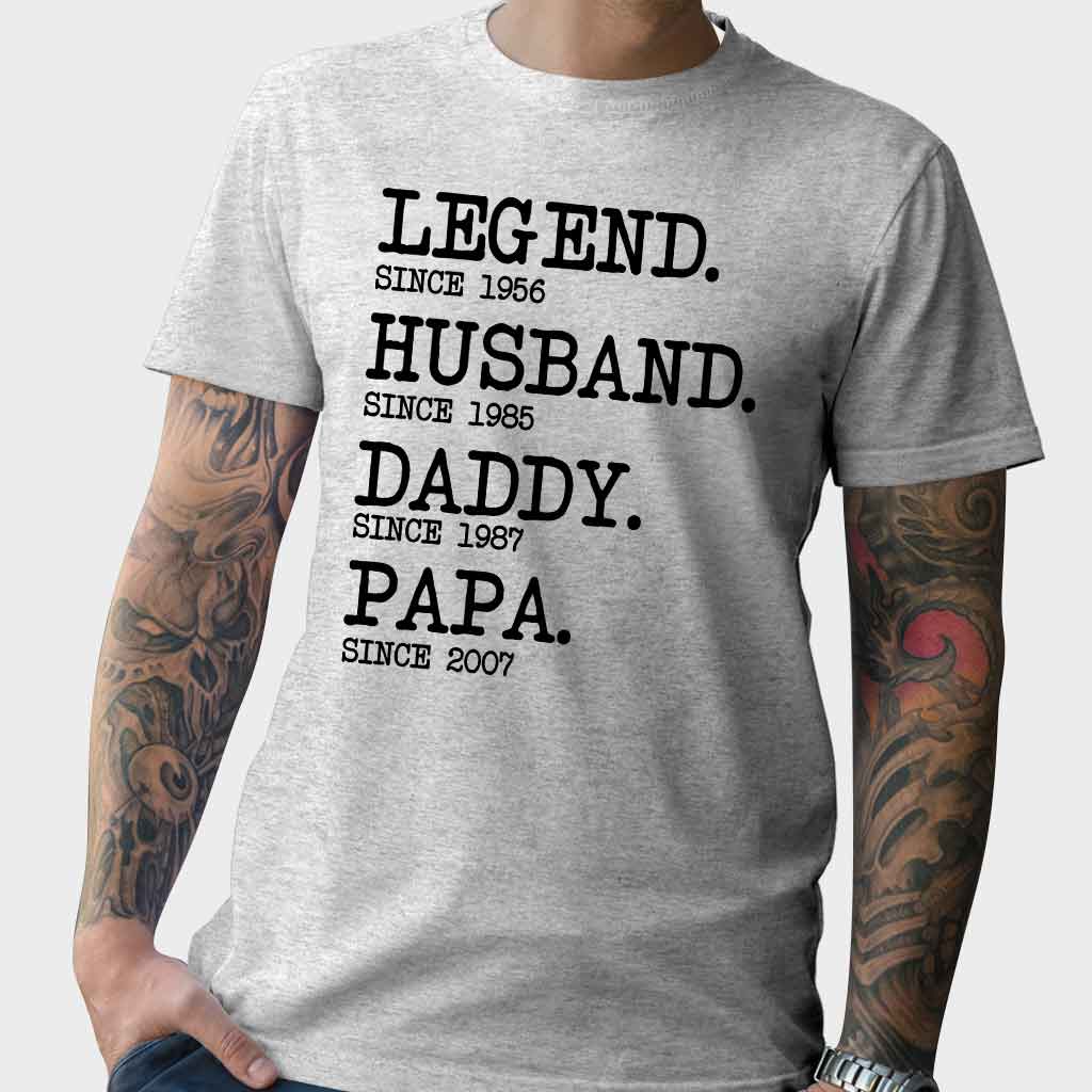 Legend Husband - Opa Personalisiertes T-Shirt und Hoodie 072021