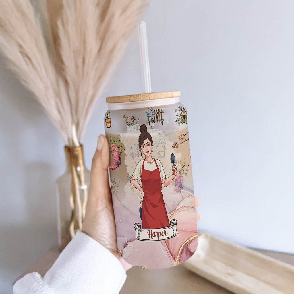 Einige Mädchen – Personalisierte Garten-Dosen aus Glas