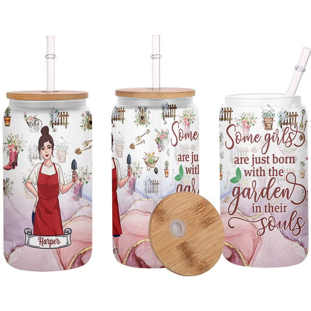 Einige Mädchen – Personalisierte Garten-Dosen aus Glas