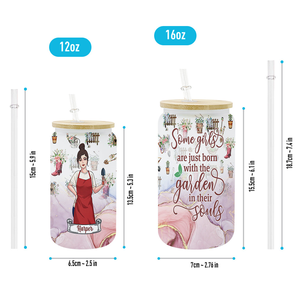 Einige Mädchen – Personalisierte Garten-Dosen aus Glas