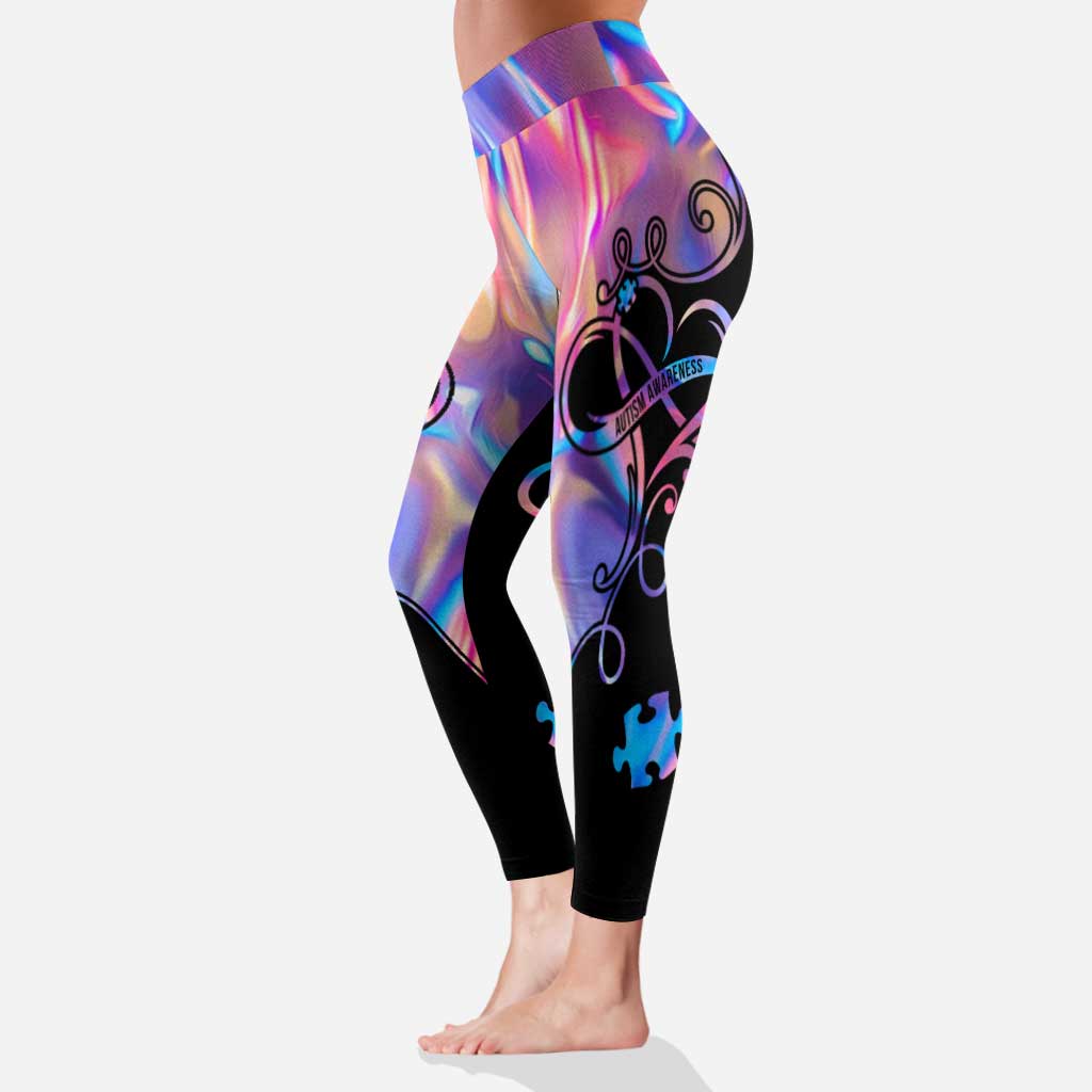 Liebe braucht keine Worte – Leggings und Tanktop zur Sensibilisierung für Autismus