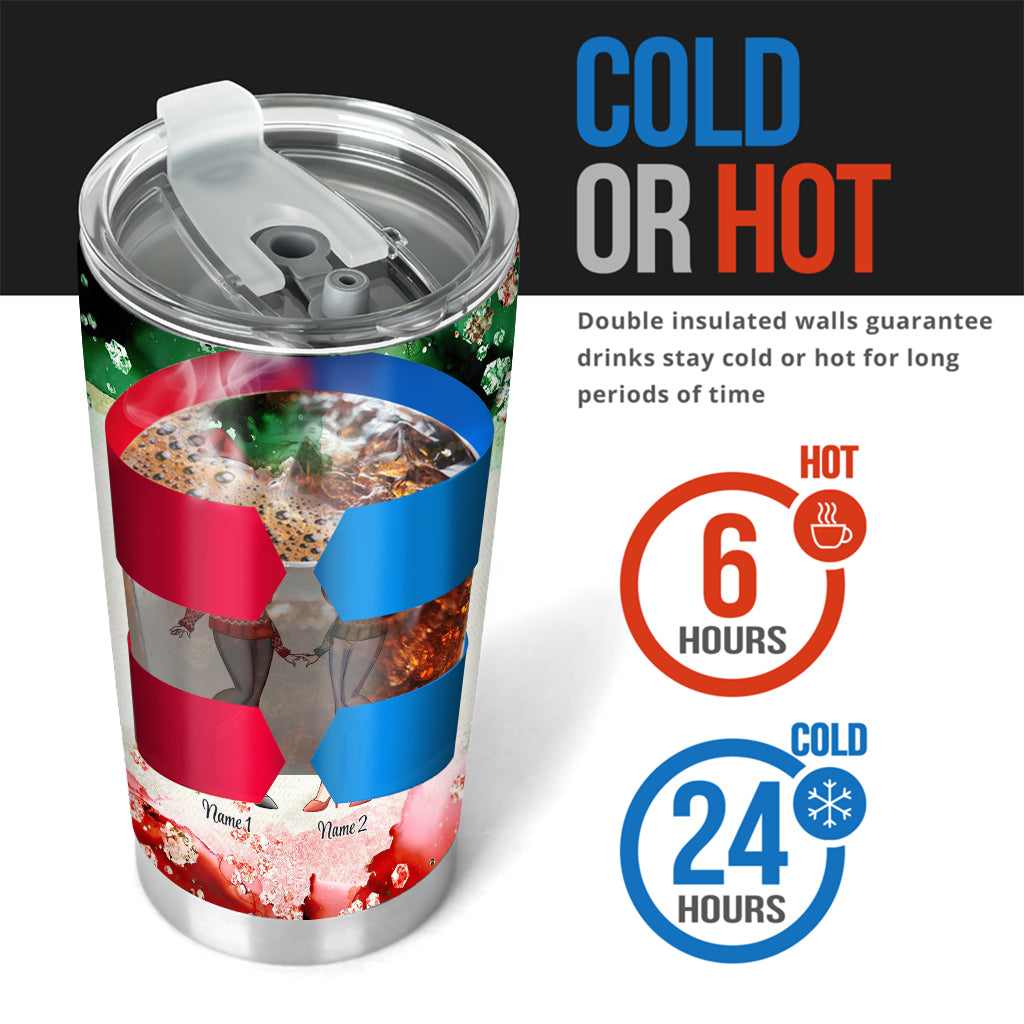 Bestie - Personalized Christmas Bestie Tumbler