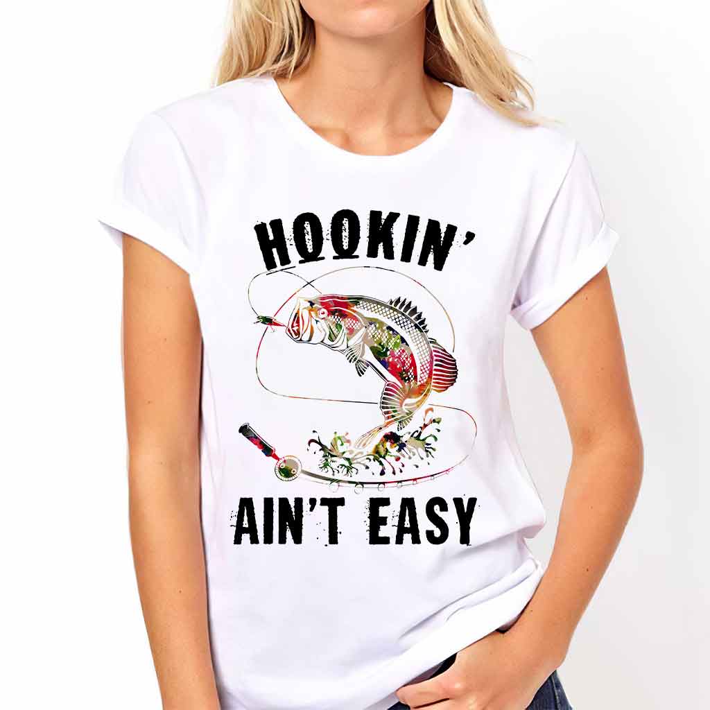 Angeln ist nicht einfach – T-Shirt und Hoodie zum Thema Angeln 1121