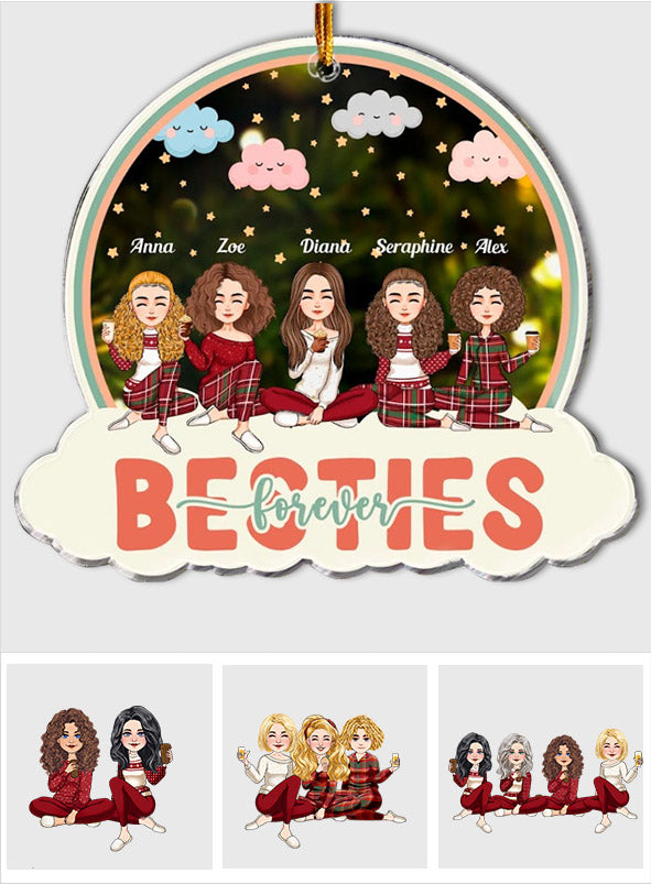 Immer beste Freundinnen auf der Wolke – Personalisierter transparenter Schmuck