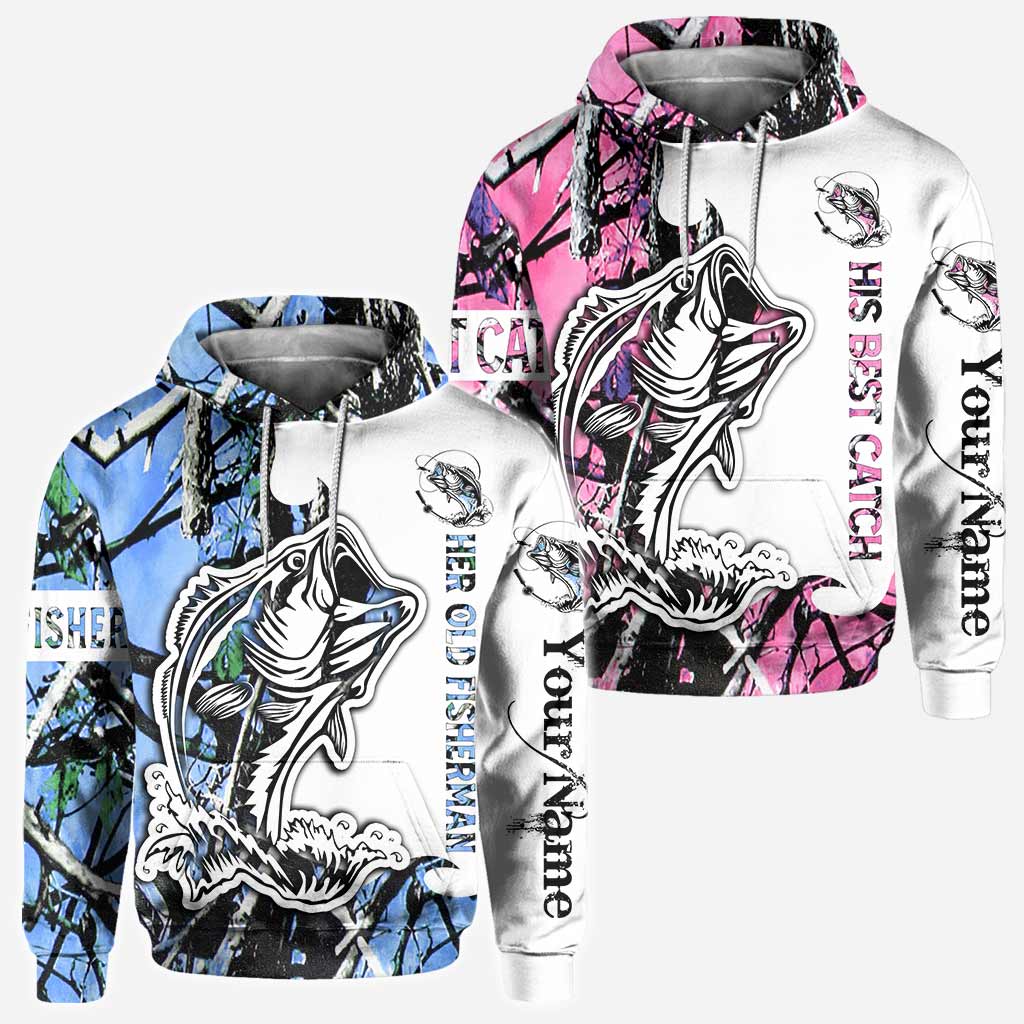 Sein bester Fang – Personalisiertes Angel-T-Shirt und Hoodie