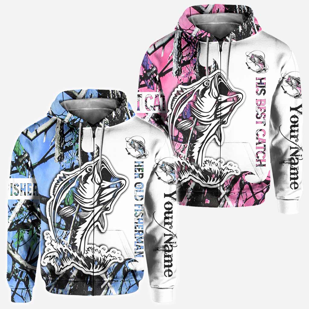 Sein bester Fang – Personalisiertes Angel-T-Shirt und Hoodie