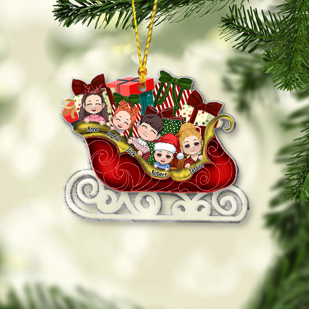 Unsere Enkelkinder – Personalisierter transparenter Oma-Anhänger