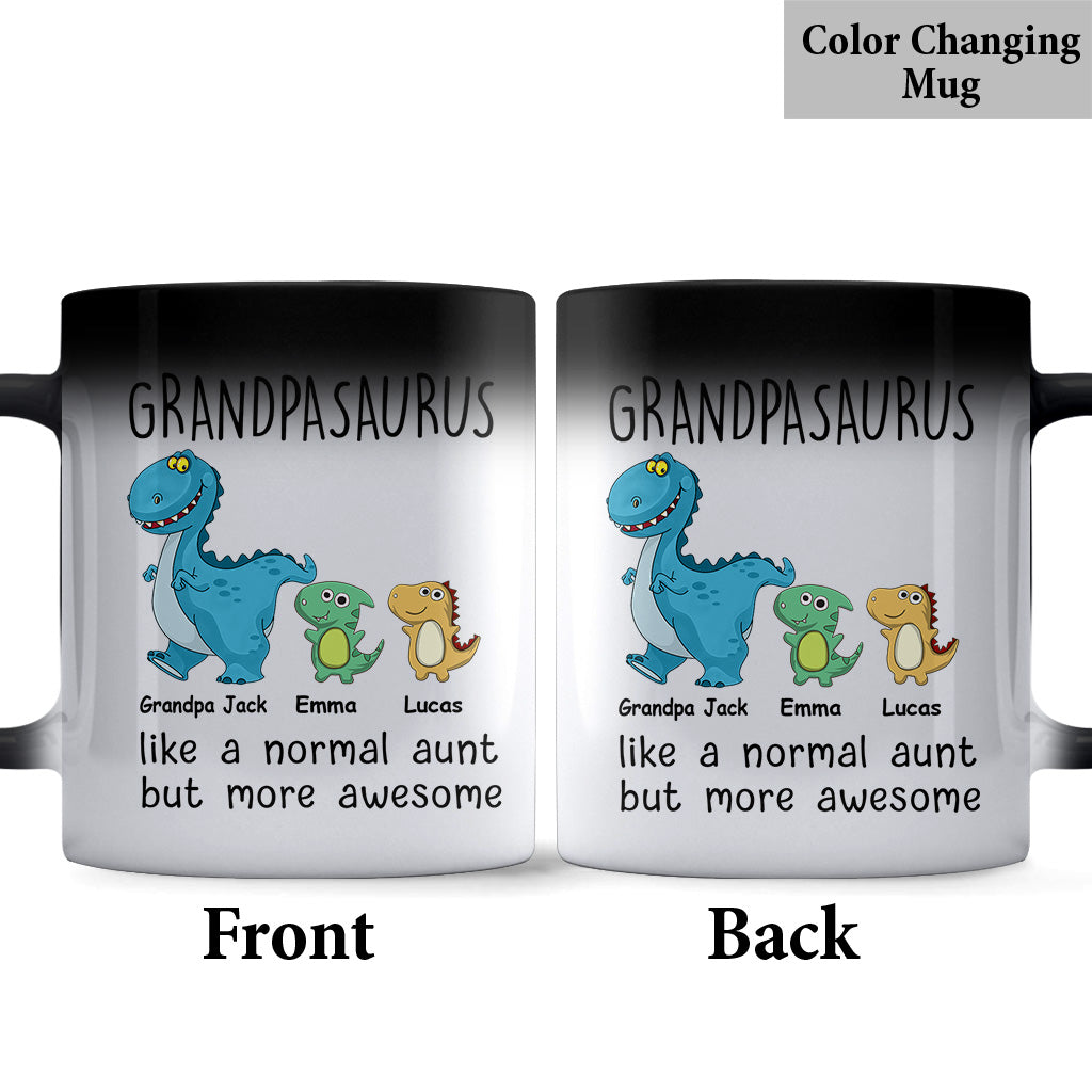 Wie eine normale, nur viel cooler – Geschenk für Mama, Oma, Opa, Papa, Tante, Onkel – Personalisierte Tasse