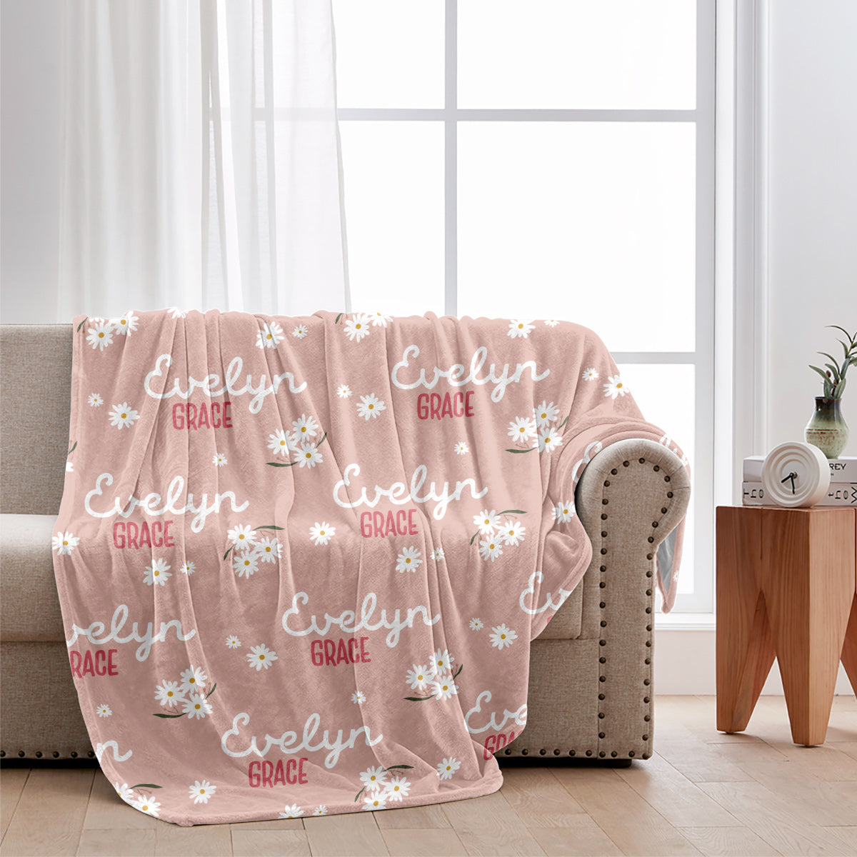 Daisy-Namenswunsch - Personalisierte Tochterdecke