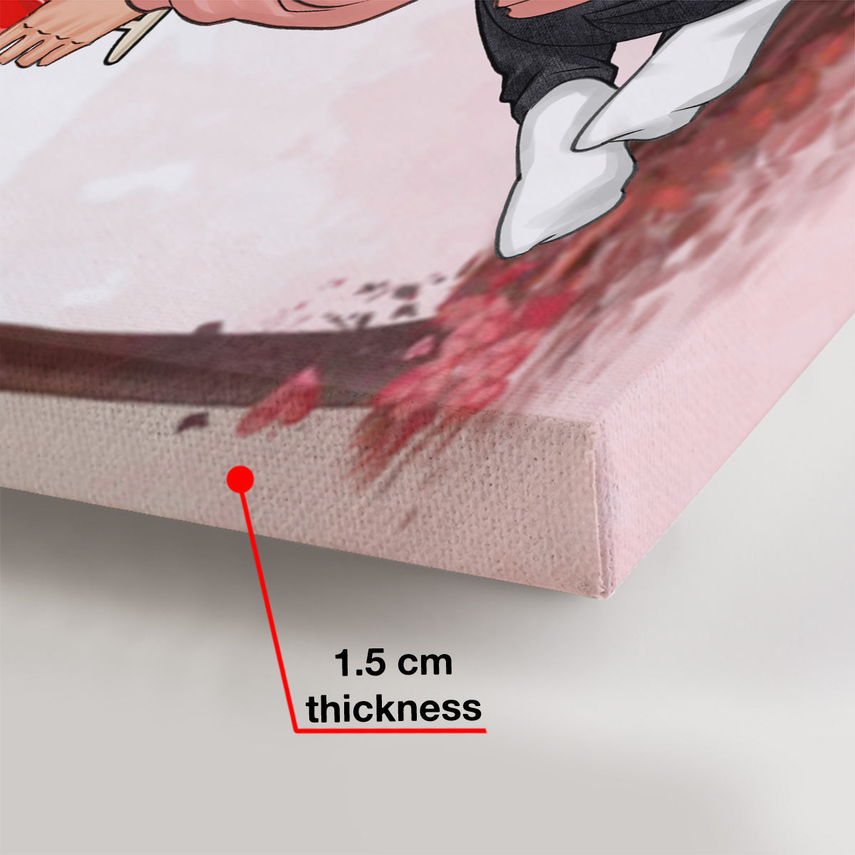 Für immer verbunden – Geschenk für Mama, Tochter, Sohn – Personalisierte Leinwand und Poster