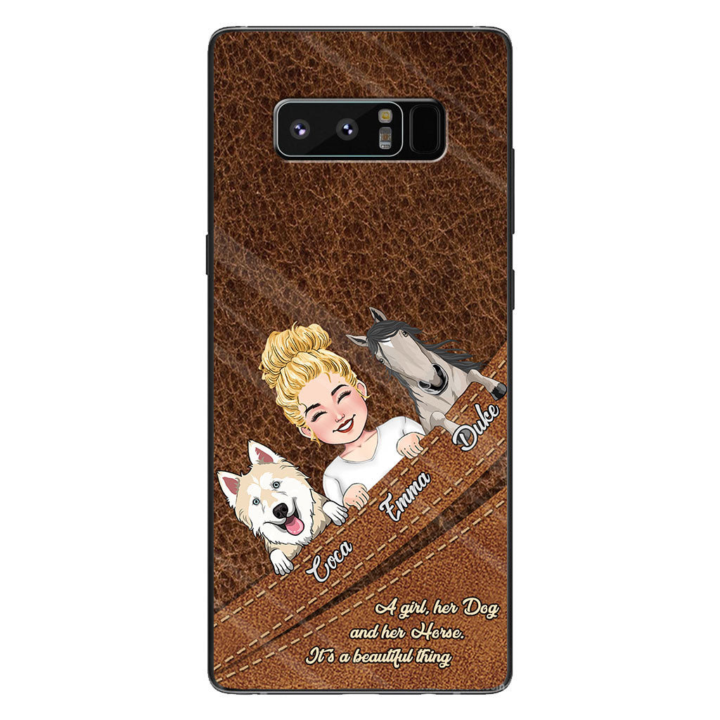 What A Beautiful Thing - Personalized Horse Phone Case