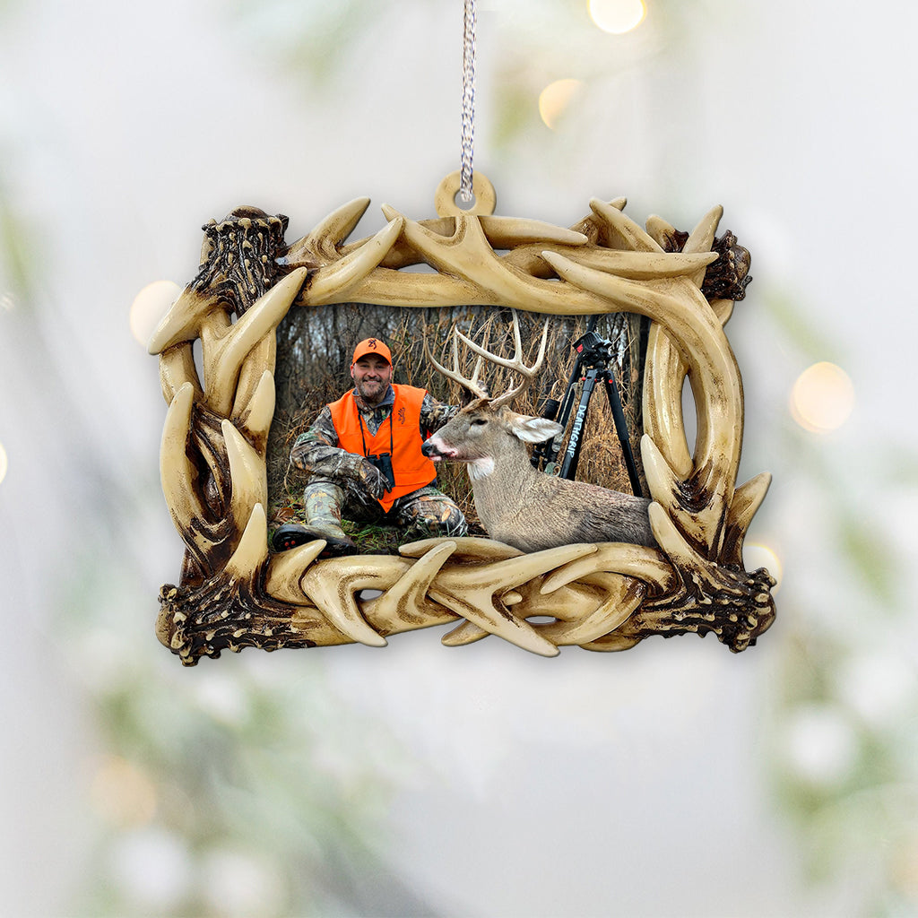 Love Hunting - Personalized Hunting Transparent Ornament