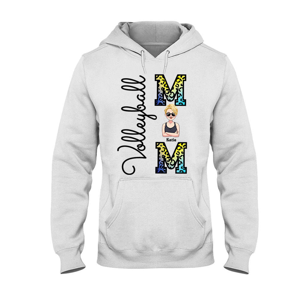 Volleyball-Mama – Personalisiertes Volleyball-T-Shirt und Hoodie