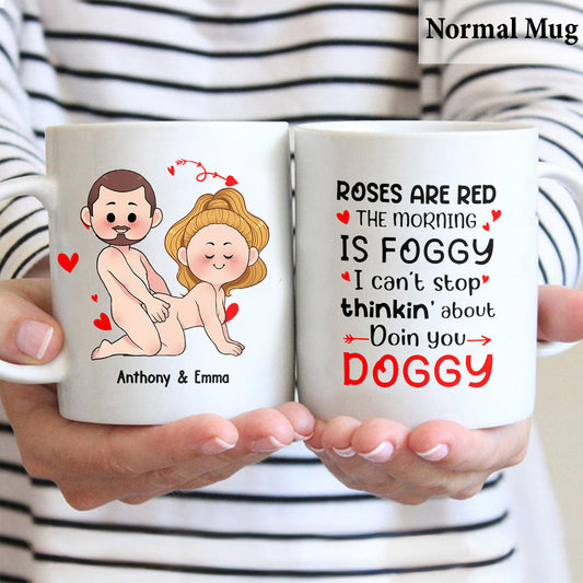 Ich will nur, dass du glücklich bist – Geschenkidee für Paare (Ehemann, Ehefrau, Freund, Freundin) – Personalisierte Tasse