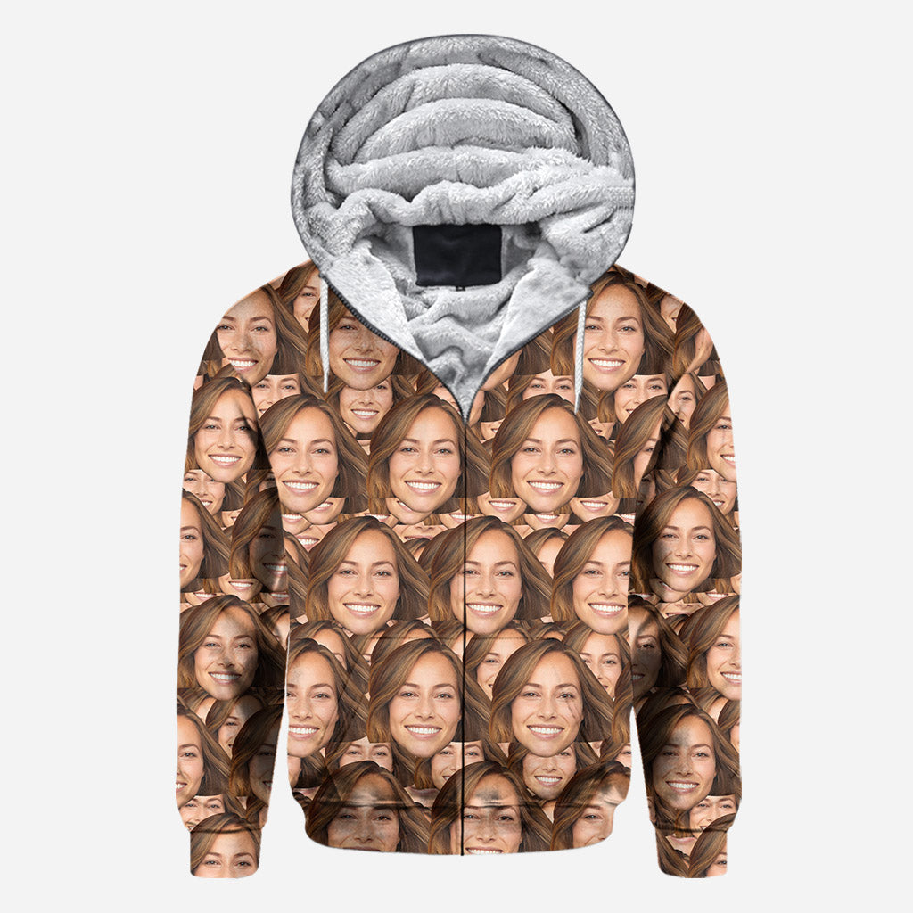 Individuelles Gesichtsmuster – Personalisiertes Komplett-Shirt